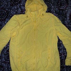 Yellow windbreaker